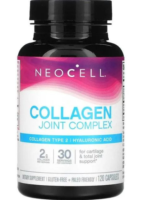 Морський колаген та гіалуронова кислота для здоров'я та зволоження шкіри Collagen 120 капс Neocell (359473672)