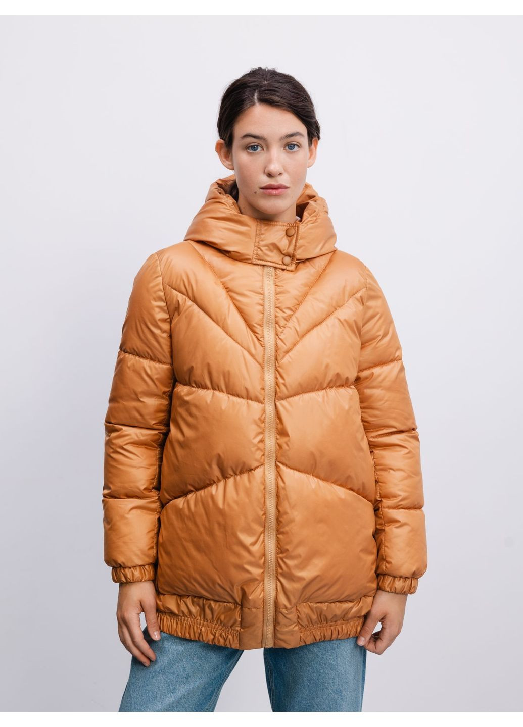 Комбинированная демисезонная куртка 0800202405al бронза Alvo