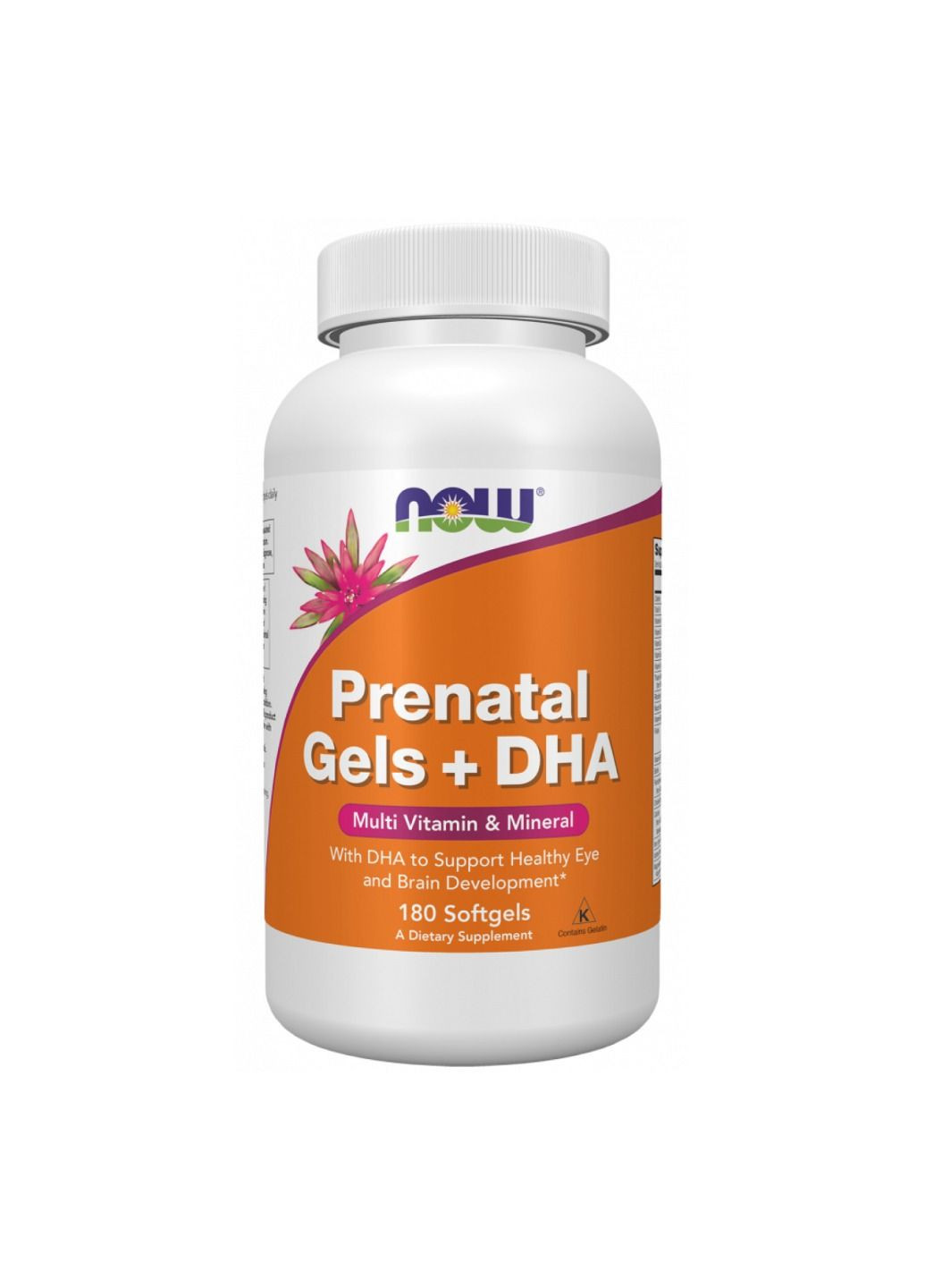 Добавка Prenatal Gels + DHA - 90 softgels Now Foods (330105563)
