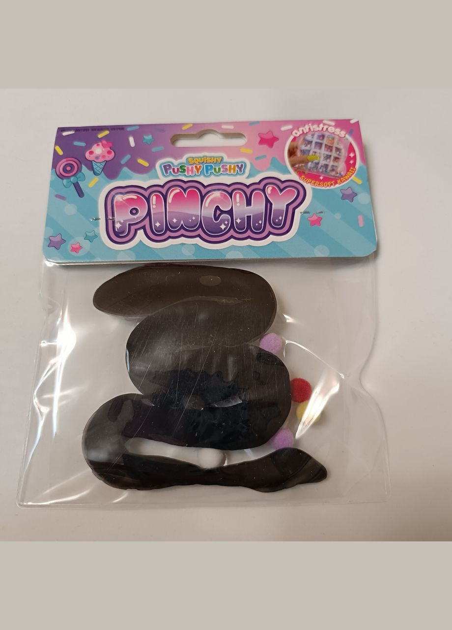 Змея-антистресс силиконовая Черная No Brand (342065417)