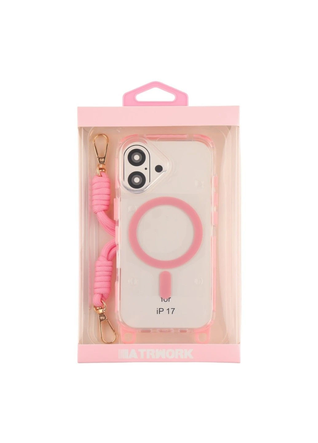 Чехол TPU+PC LanyardCase with MagSafe для iPhone 17 No Brand (395653620)