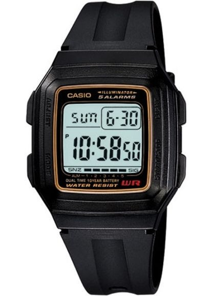 Чоловічі наручні годинники Casio F-201WA-9AEF (322687687)