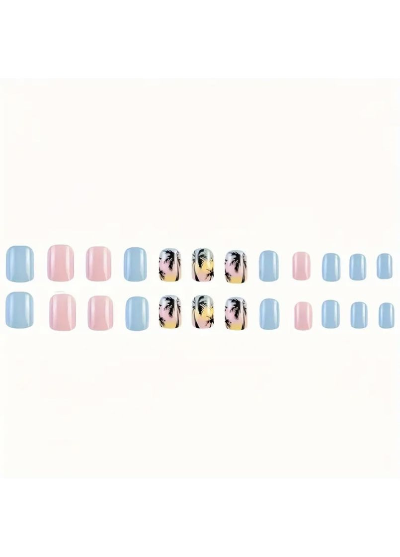 Накладні нігті, набір 24 шт No Brand (372114497)