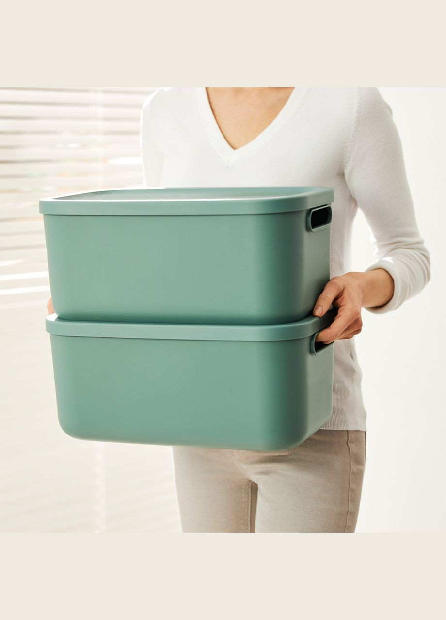 Контейнер для хранения вещей с крышкой Albula 12 л (10556) Rotho (334713704)