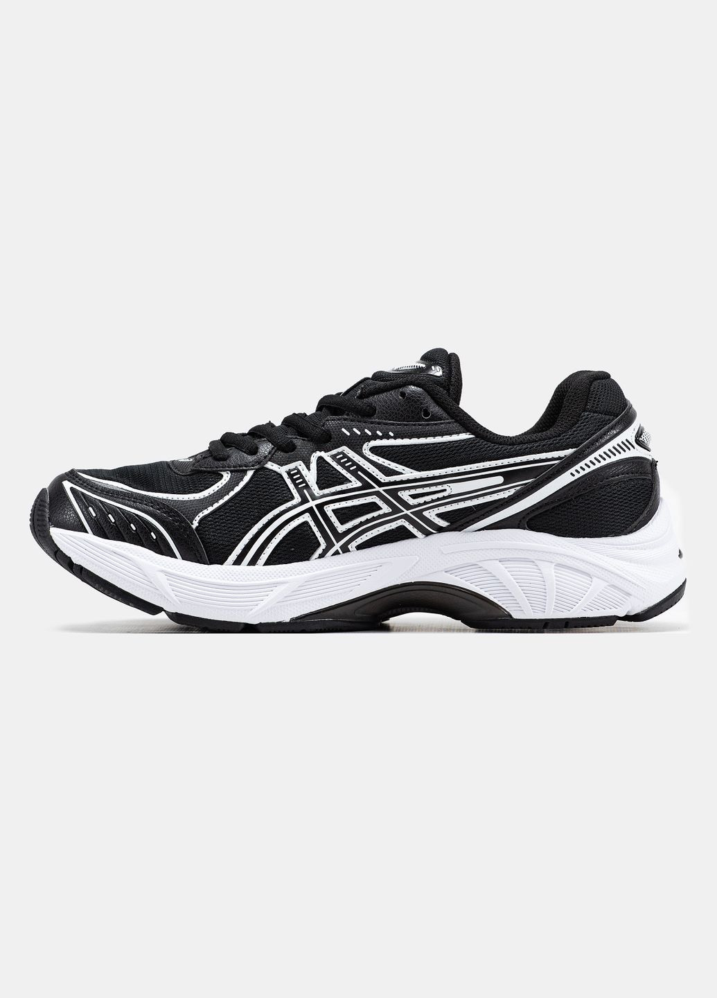 Черно-белые демисезонные кроссовки мужские asics gt-2160 black white | асикс gt-2160 черно-белые No Brand
