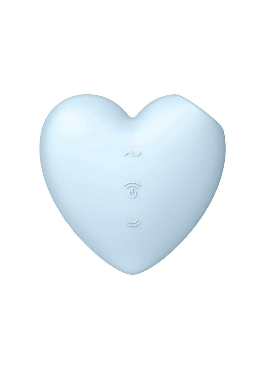 Вакуумный стимулятор Cutie Heart Blue Satisfyer (383091082)