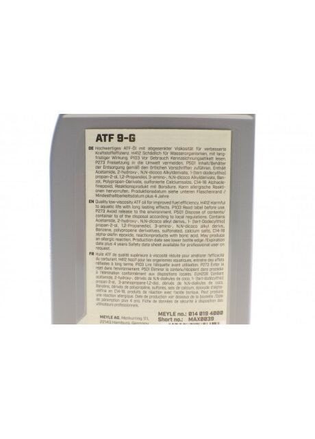 Олива АКПП ATF (1L) (жовте) (MB 236.16/MB236.17) 014 019 4000 (opt-om) No Brand (345776124)