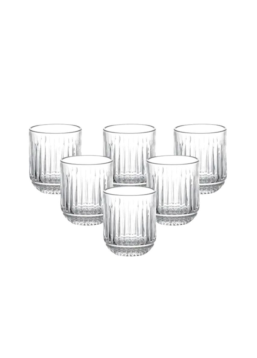 Набор стаканов 6 шт 250 мл толстое стекло для напитков универсальные прозрачные стаканы ProDobro (364191022)