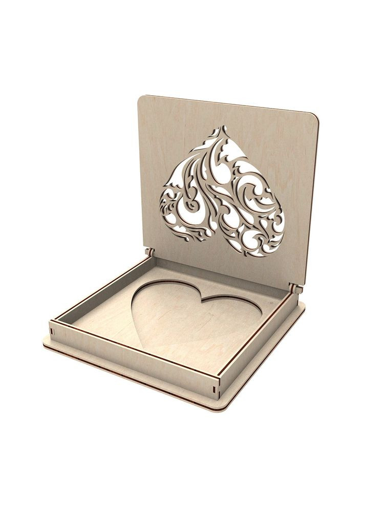 Коробка для колец 98х98 мм Ekostar (368306555)