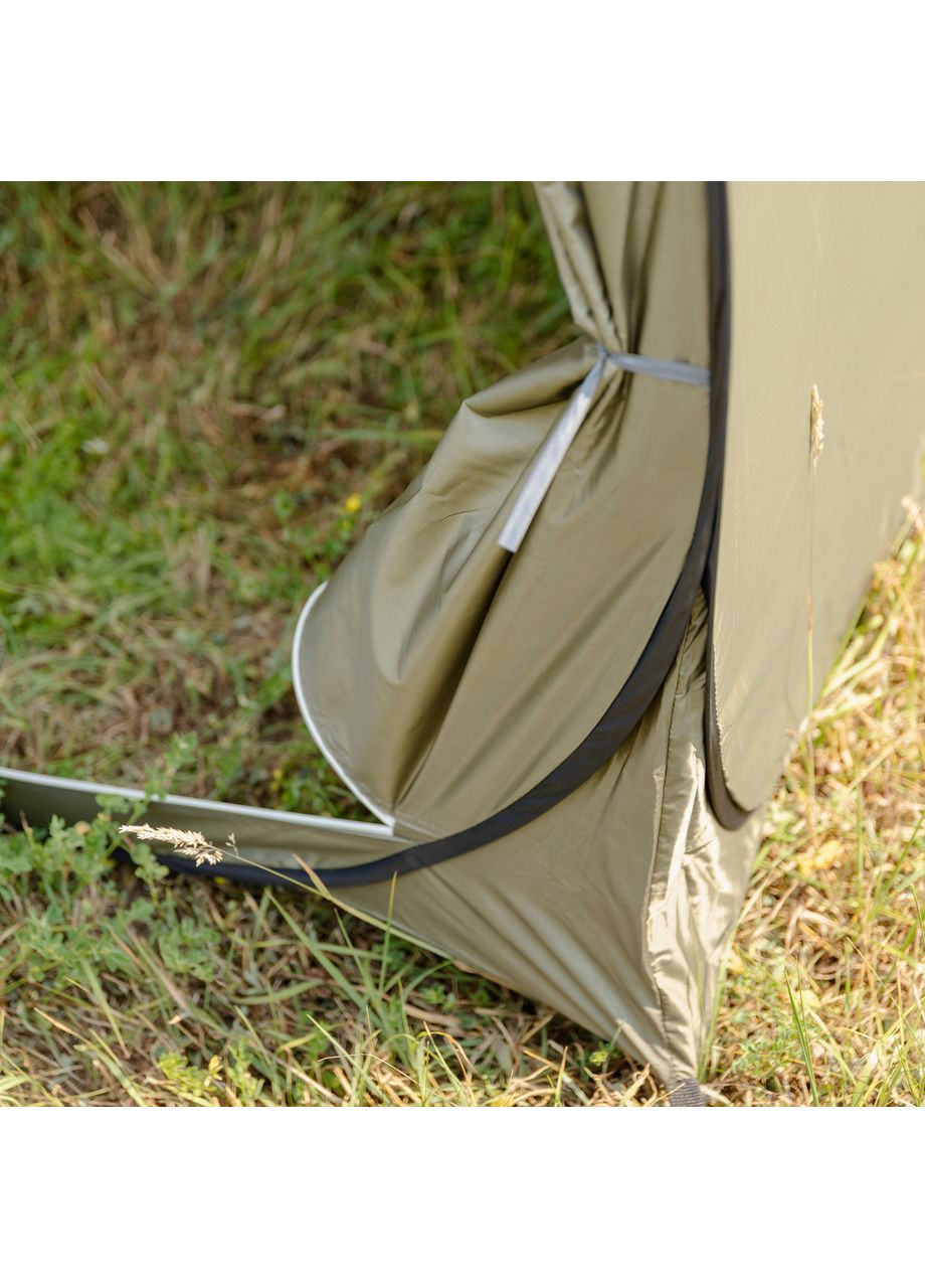 Палатка душ-туалет автомат для кемпинга 120×120×190 см тент для душа и туалета туристический Хаки ProDobro (364190787)