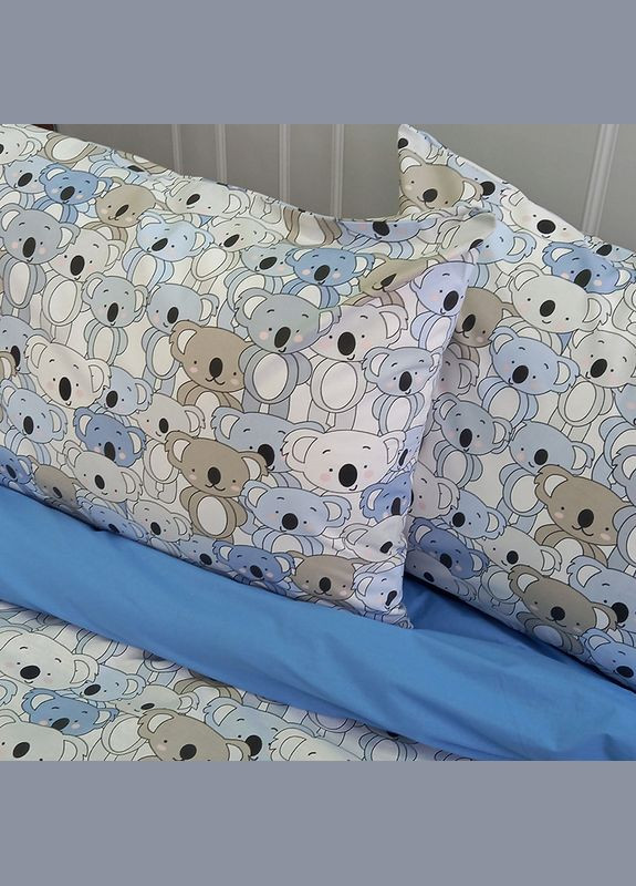 Постельное белье Коалки Ранфорс Подростковое на резинке MERISET (278254907)