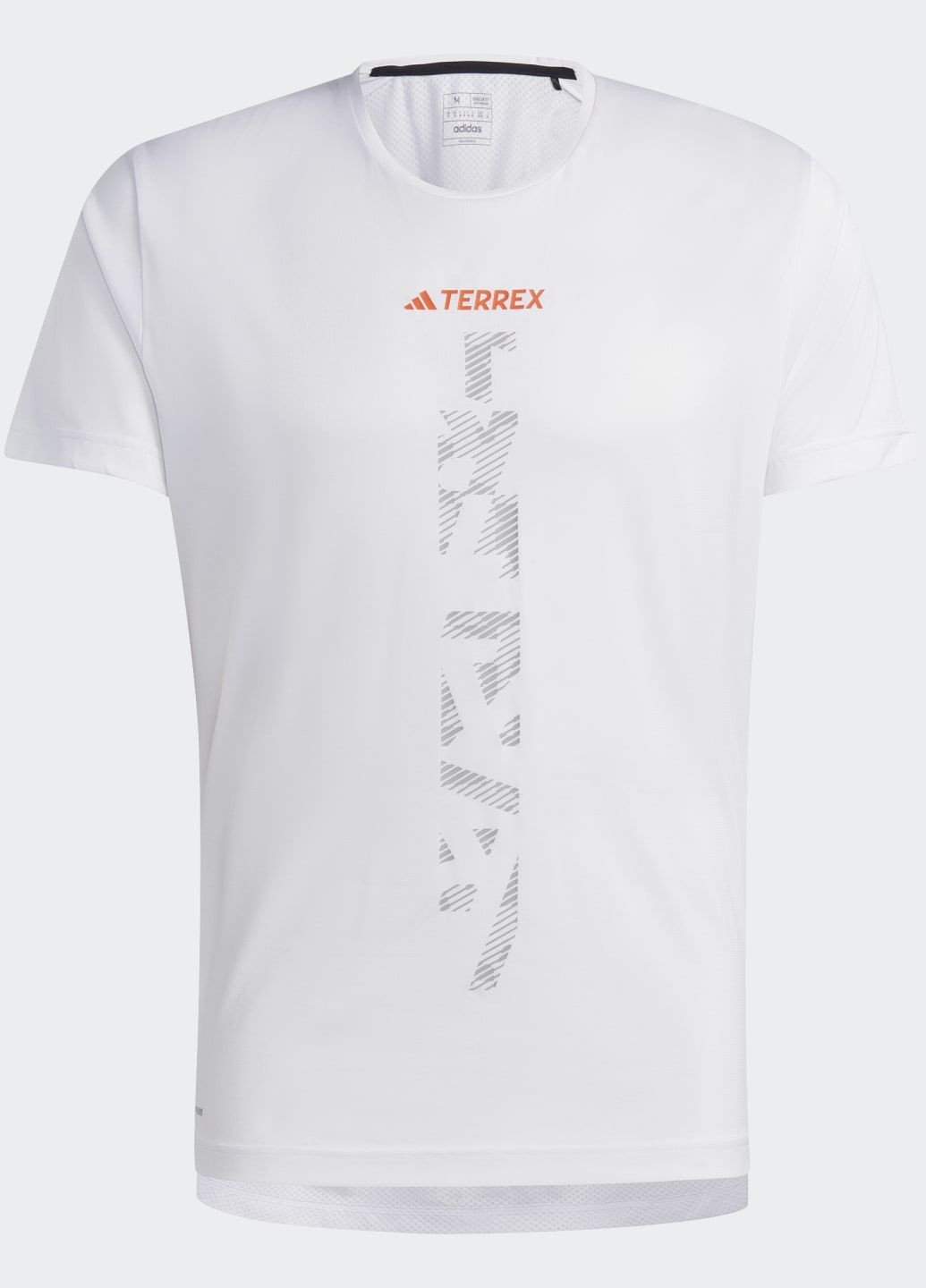 Біла футболка для бігу terrex agravic adidas