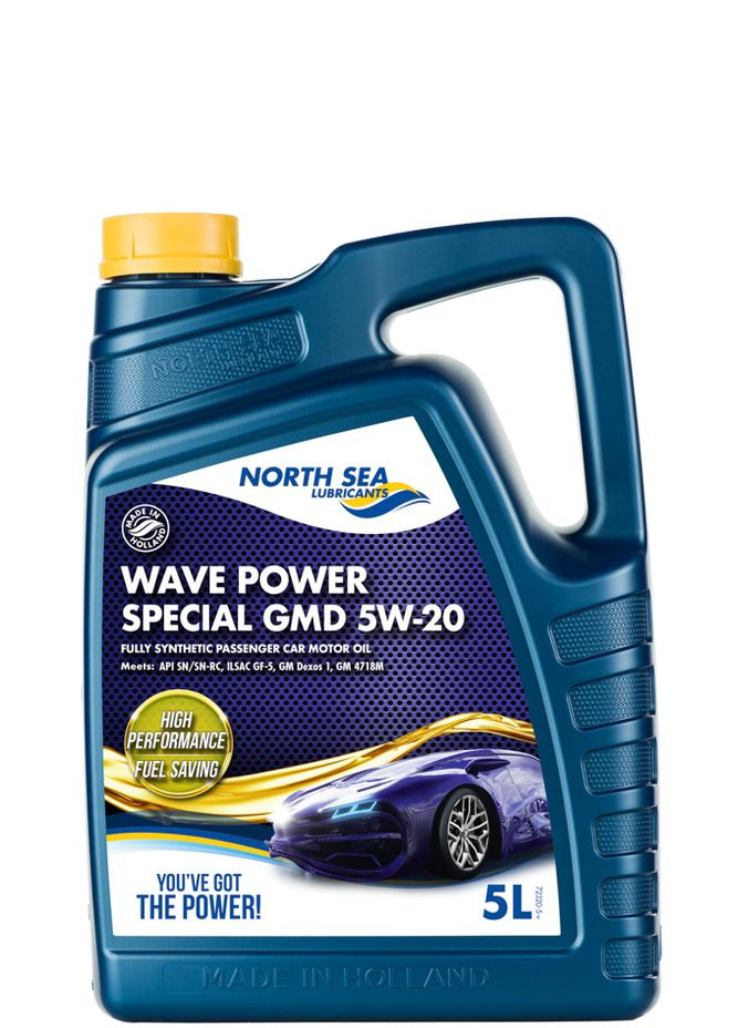 Синтетична моторна олива для легкових автомобілів WAVE POWER SPECIAL GMD 5W-20 5л No Brand (341720882)