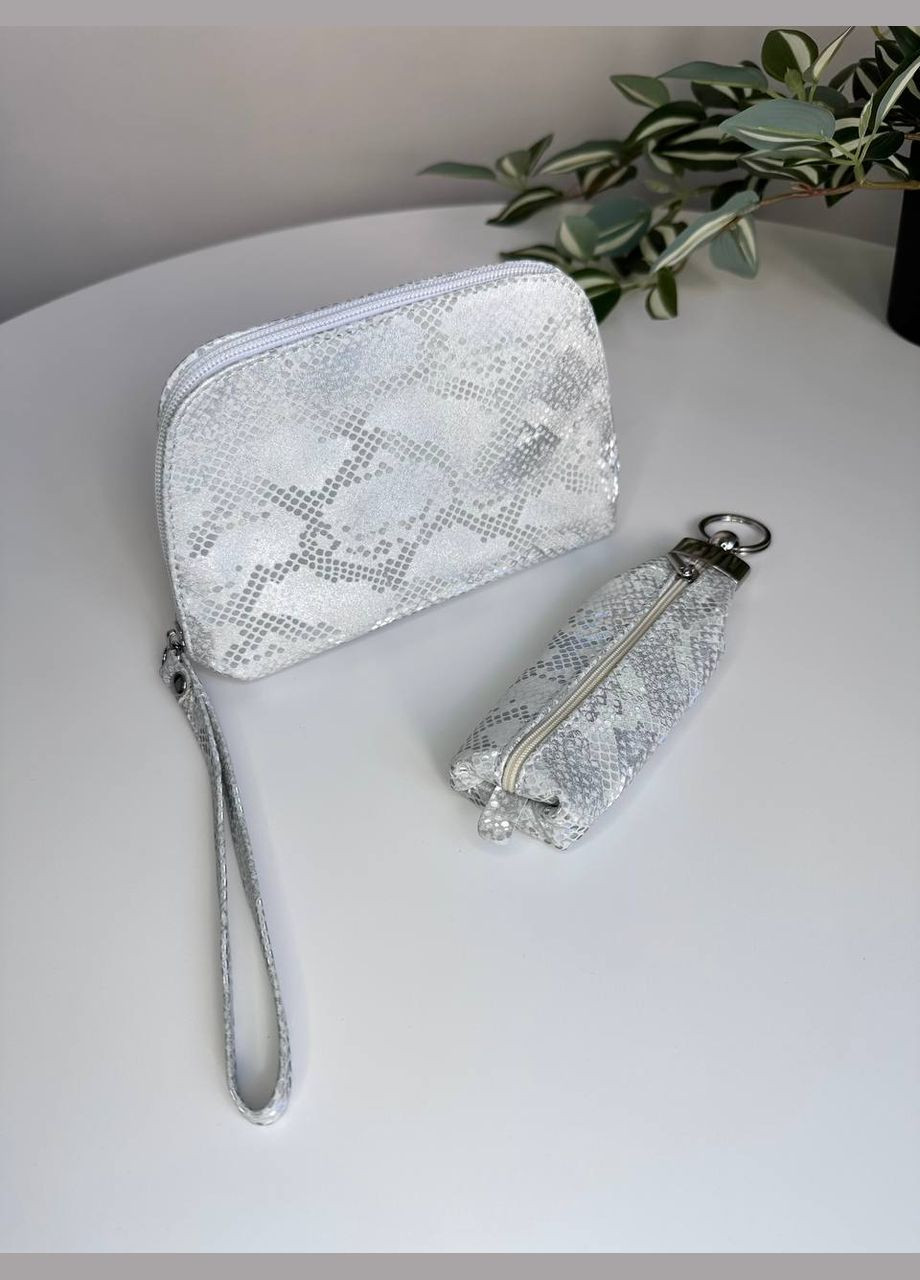 Жіночий подарунковий набір ( комплект ) шкіряні косметичка та ключниця VI&VA (298426379)