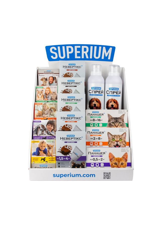 Дисплей SUPERIUM, картон, 28х38х19 см No Brand (363978821)