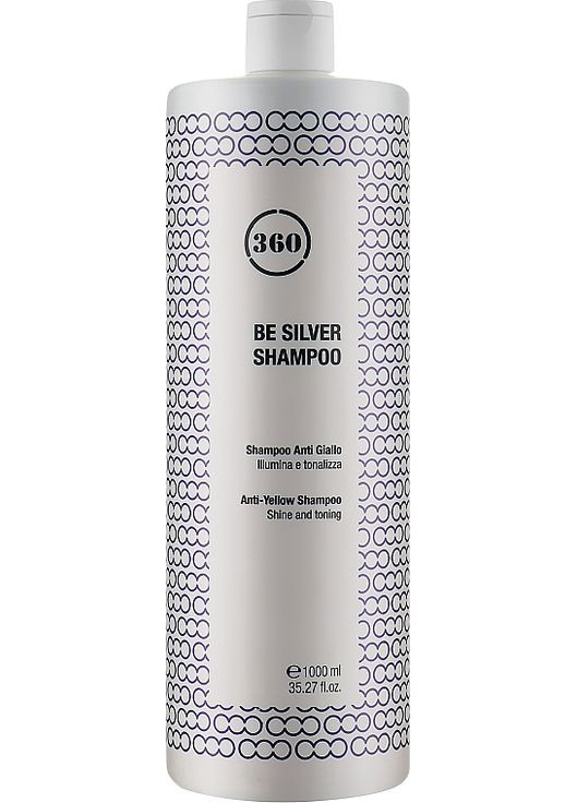 Шампунь для волос антижелтый "Серебристый блонд" Be Silver Shampoo 1000ml (838199-92949) 360 (368634956)