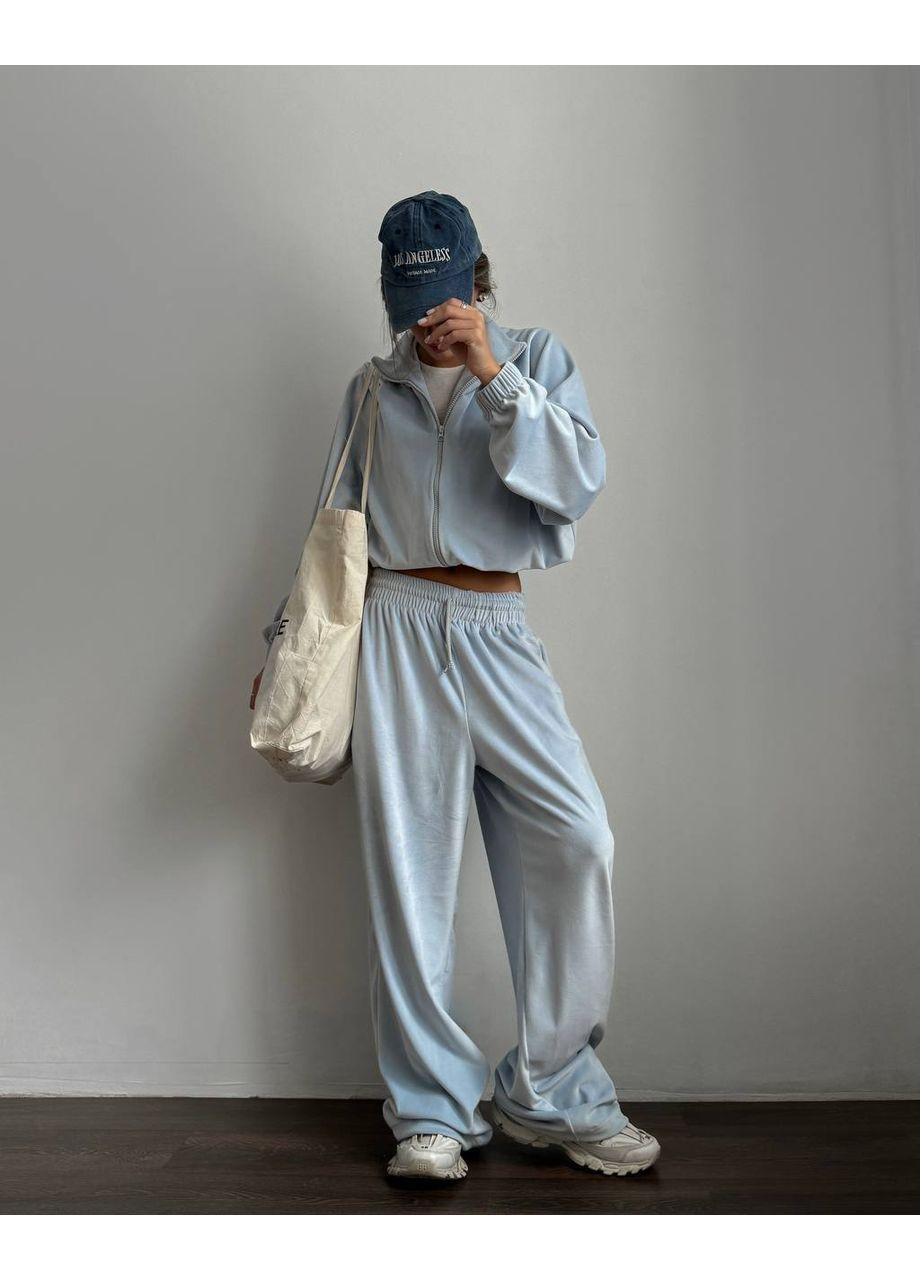 Велюровий оверсайз костюм No Brand (372418646)