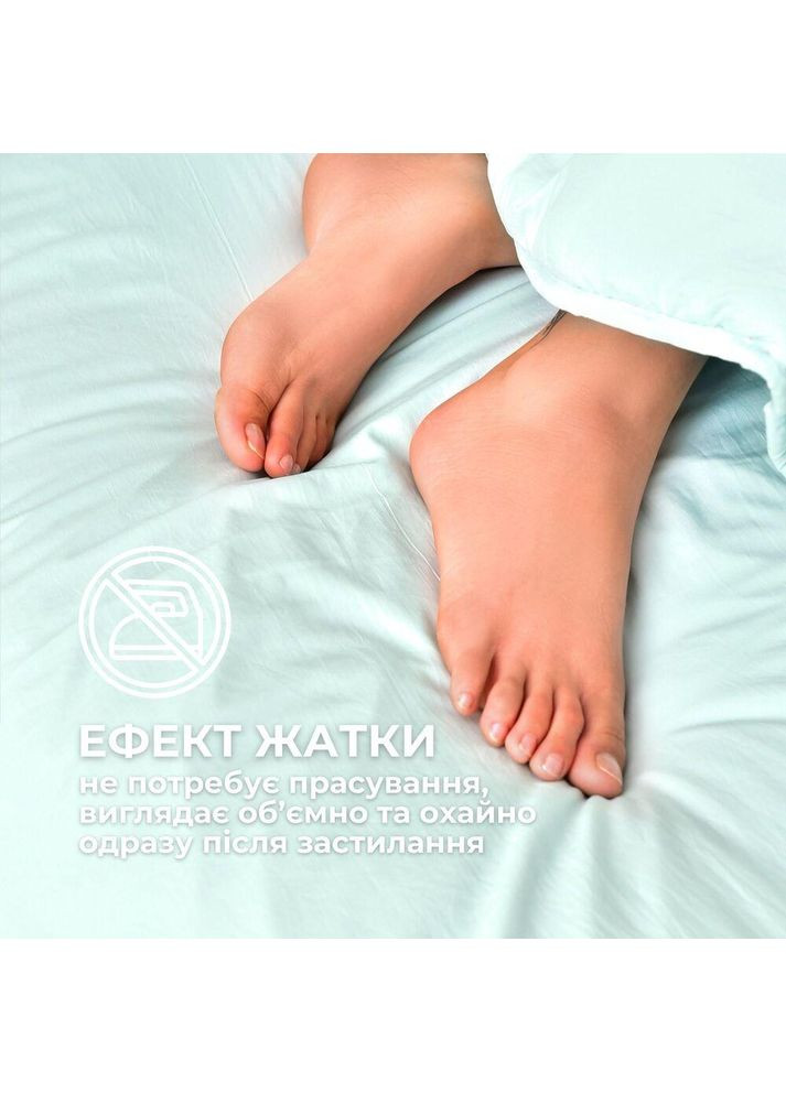 Комплект постельного белья евро Tropical Dream, в подарочной упаковке мята IDEIA (353497458)