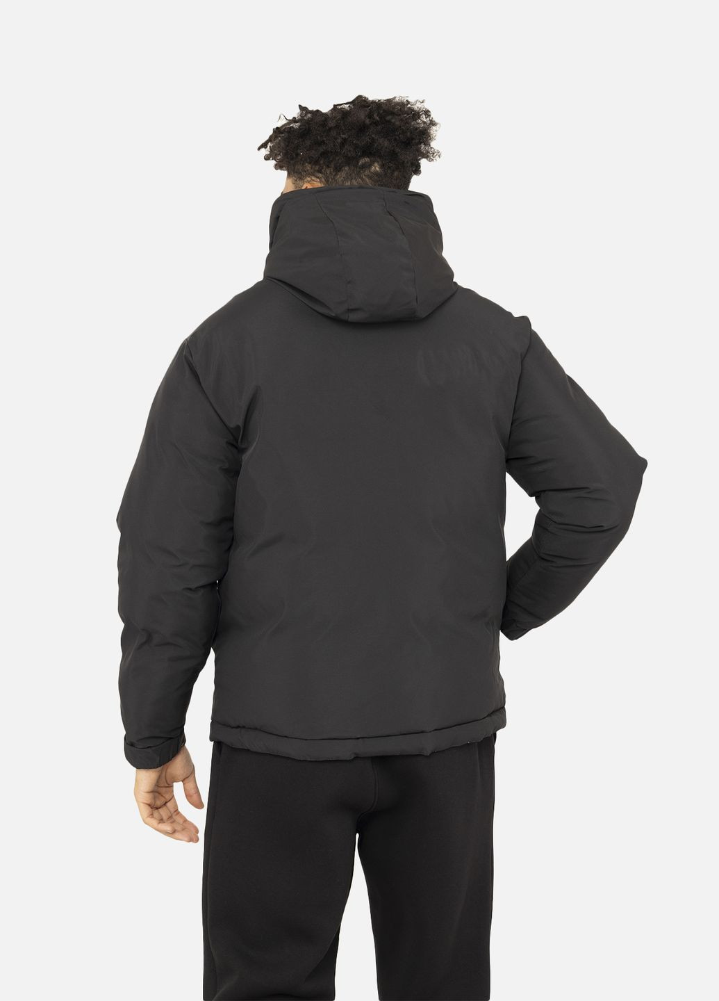 Чорна зимня чоловіча зимова куртка колір чорний цб-00254608 K.F.G.L.