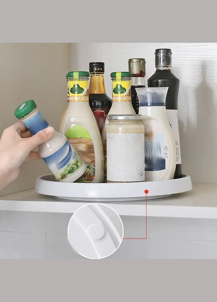 Вращающийся поднос органайзер для кухни 30 вращающийся на 360 градусов No Brand (315633281)