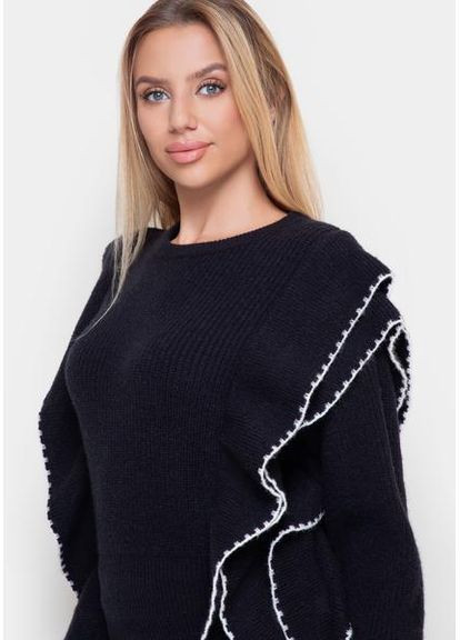 Черный свитер 110-68195-87 black sam onesize Samange