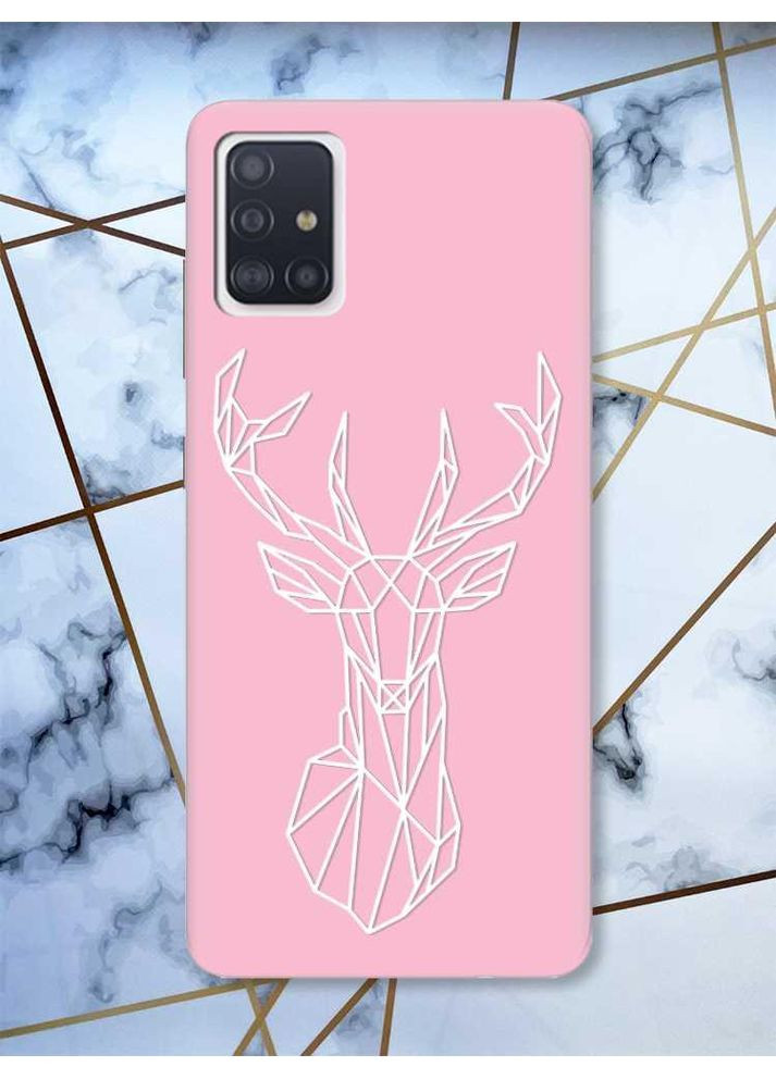 Матовый чехол на Samsung Galaxy A71 / A715 Олень (принт 129) Creative (359494746)