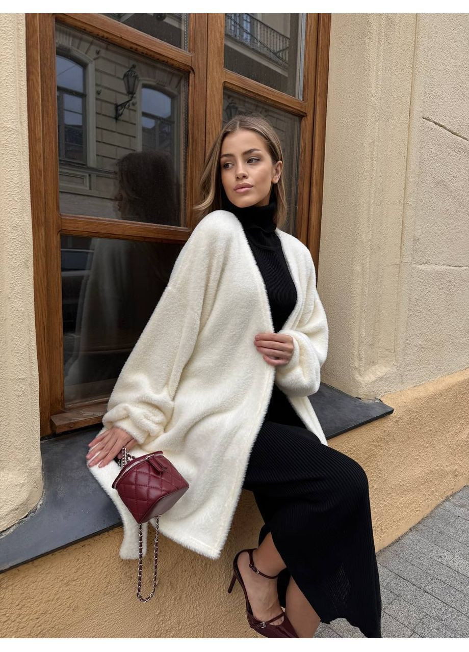 Молочный демисезонный кардиган MonCher