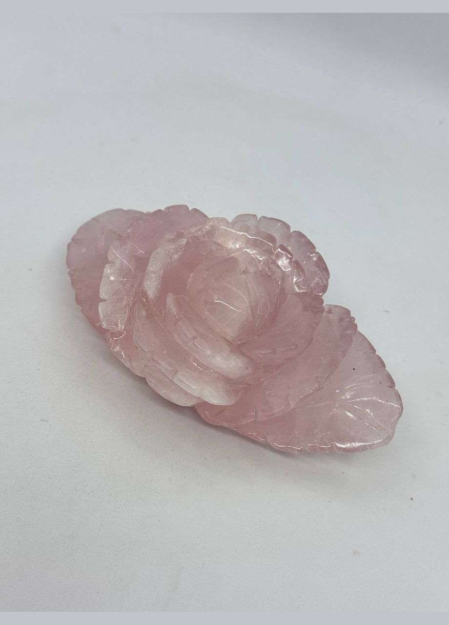 Троянда з рожевого кварцу 130*80*40 мм Рожевий No Brand (332815179)