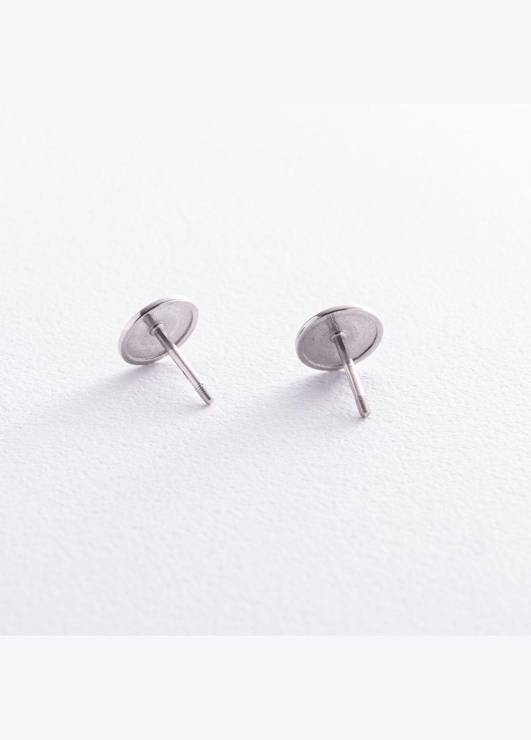 Срібні сережки - пусети Круг OR118110 Oniks (264392758)