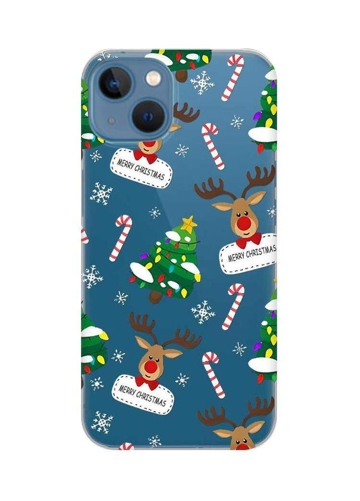 Чехол на iPhone 13:: Рождественский фон (новогодний принт 154) Creative (362970587)