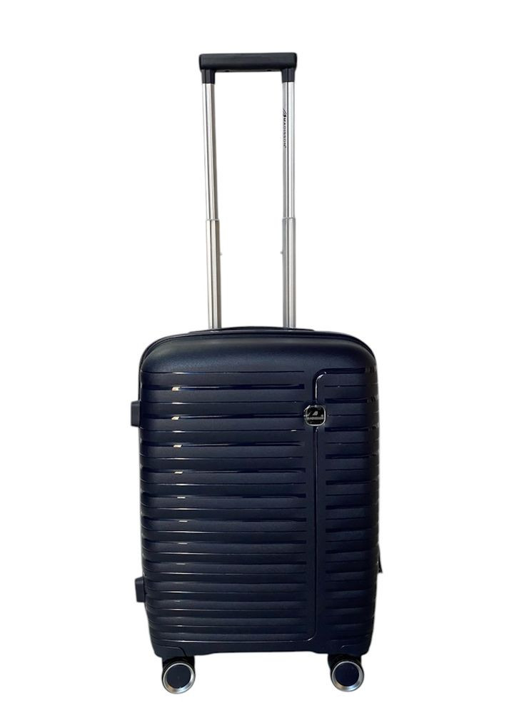 Чемодан малый для ручной клади Madisson 51203 полипропилен S Темно-синий Snowball (327792583)