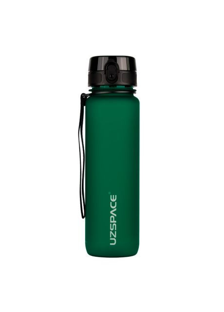 Пляшка для води Frosted темно-зелена 1000 мл (6955482379677) Uzspace (367057763)