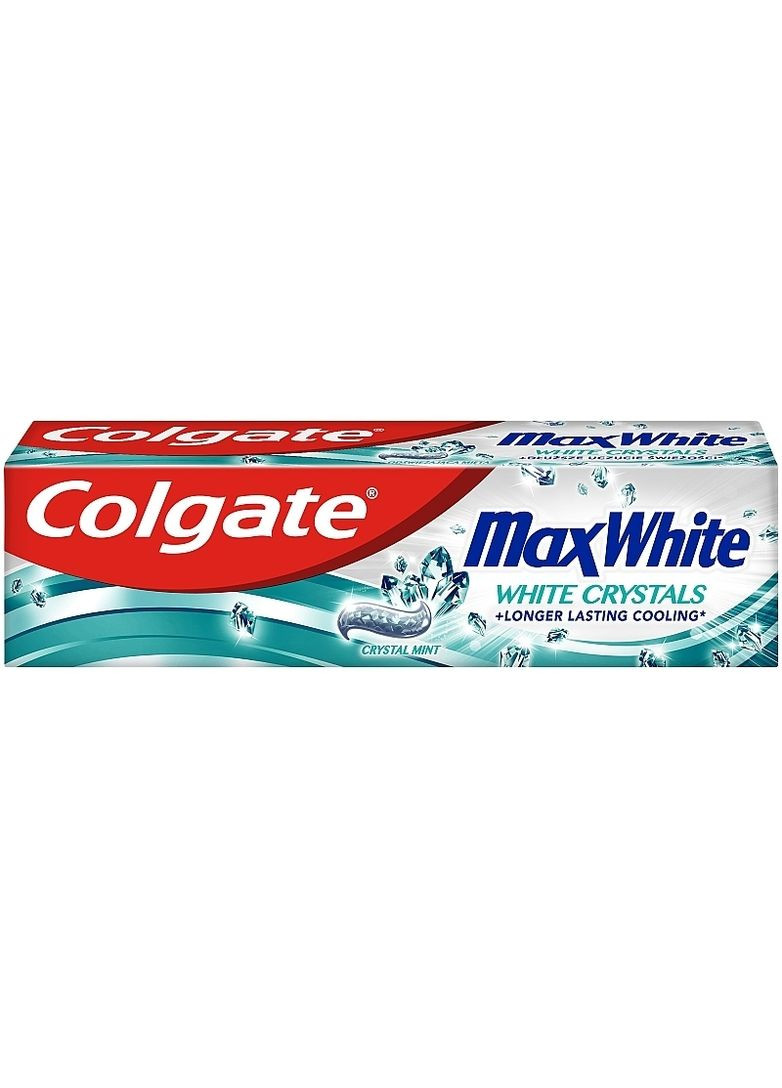 Зубная паста "МаксБлеск" с кристаллами отбеливающая Max White 125ml (2-477313) Colgate (369794015)