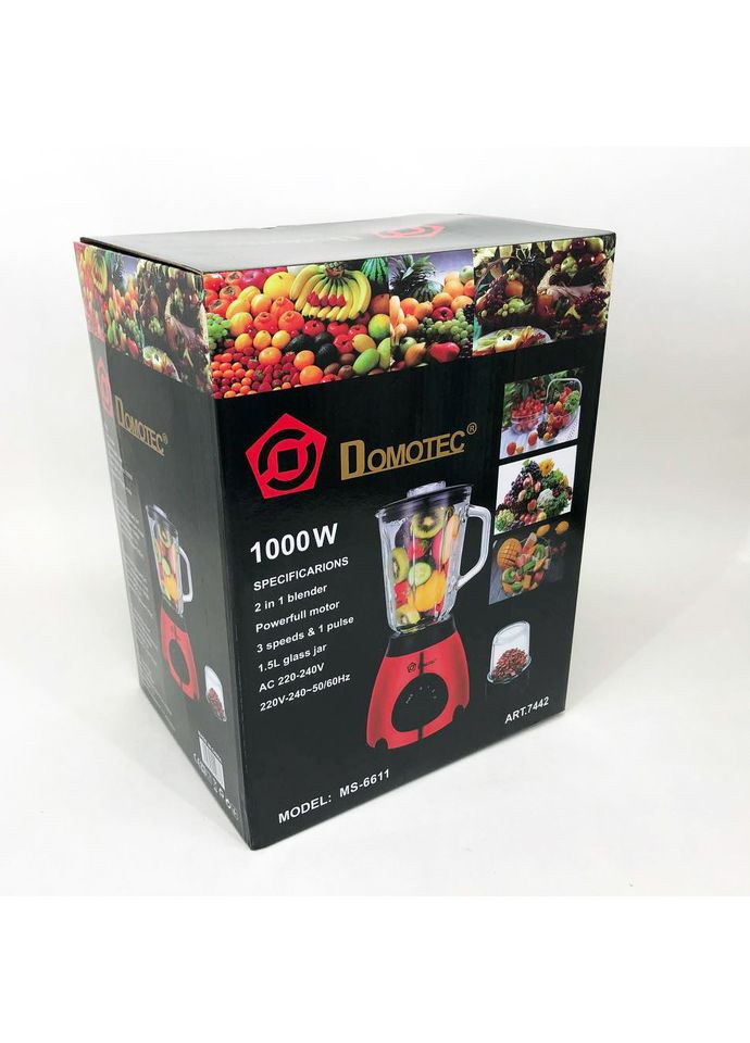 Высокопрочный блендер MS-6611 1000 Вт, Блендер для измельчения FT-626 детского пюре. Domotec (352770602)