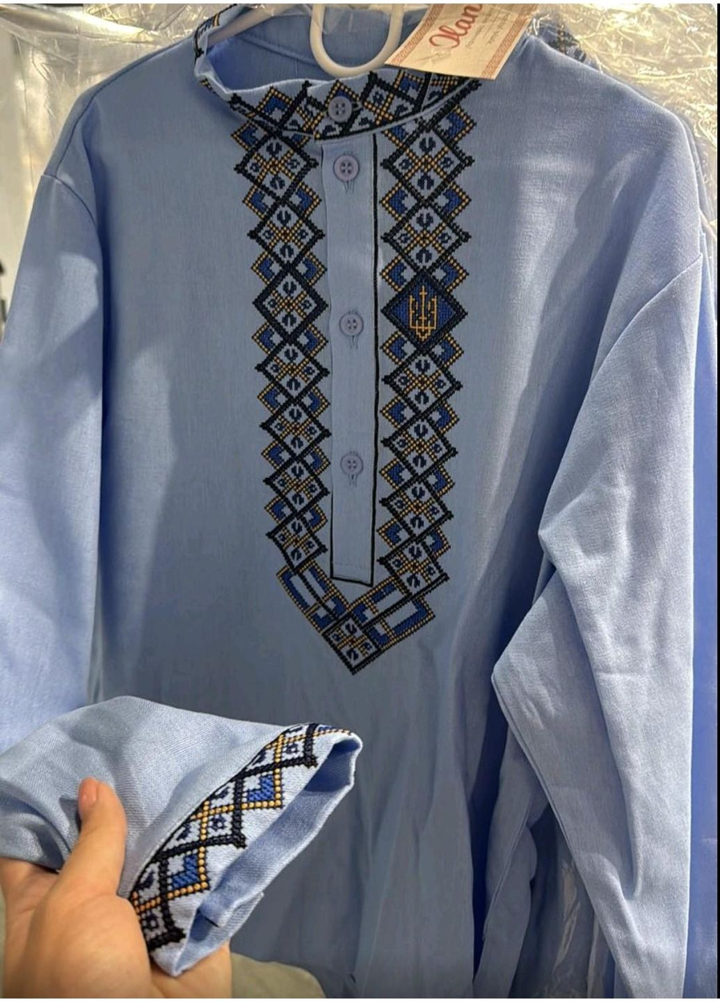 Голубая вышиванка Olana (355413920)