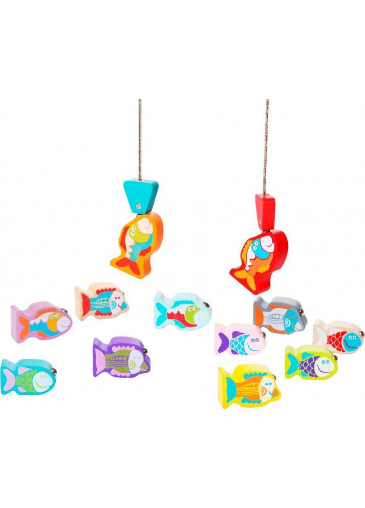 Деревянная игрушка Cubika Рыбалка 14 деталей (13739) Левеня (365545637)