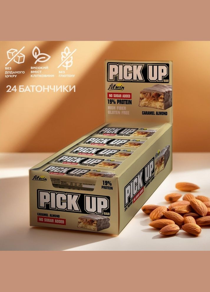 Батончик Pick Up, 24*45 грам FitWin (322210201)