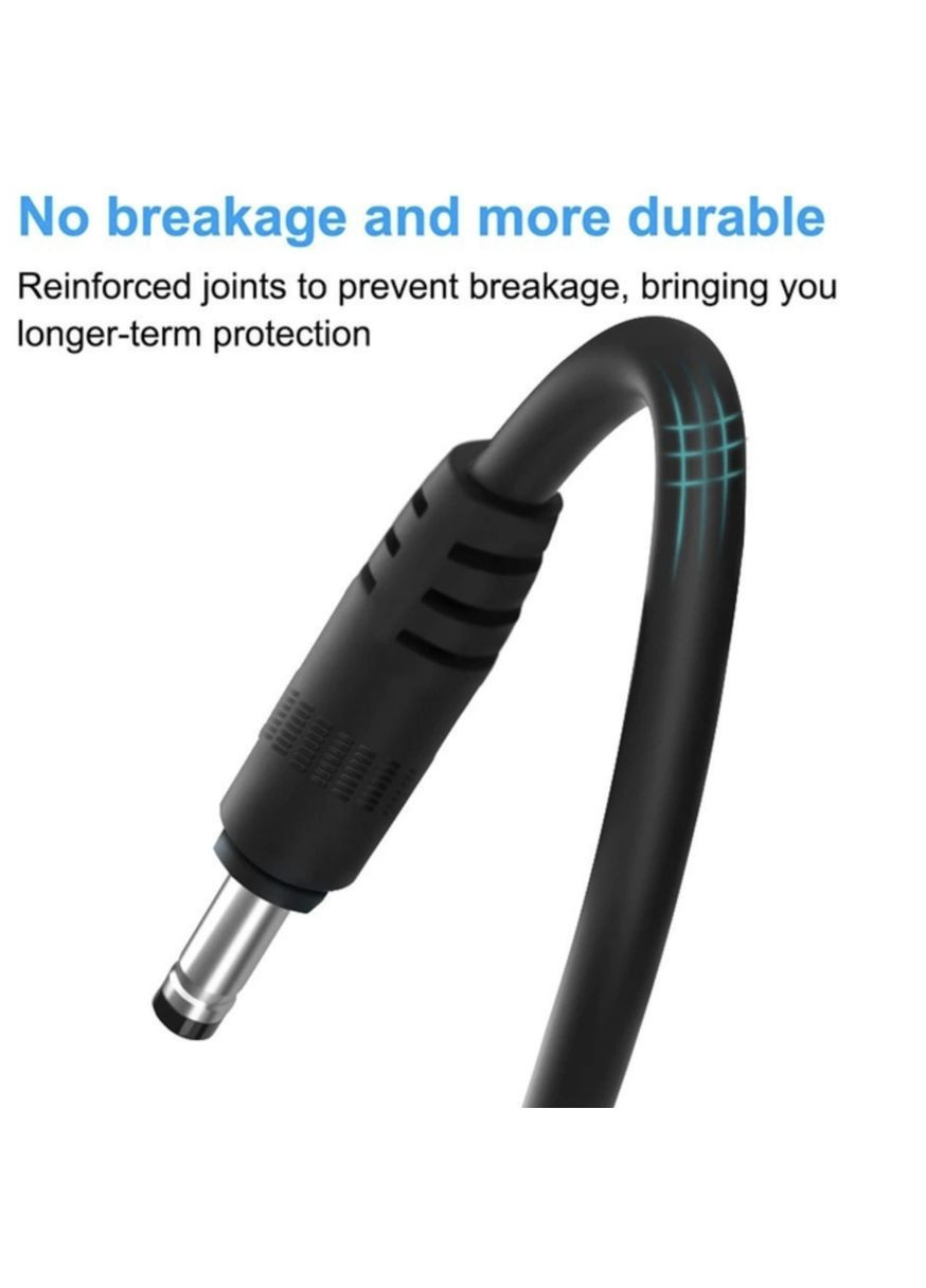 Кабель для роутера USB DC живлення від Power Bank із трансформатором 9V з перехідником 5.5 - 3.5 мм Чорний Fonken (360898246)