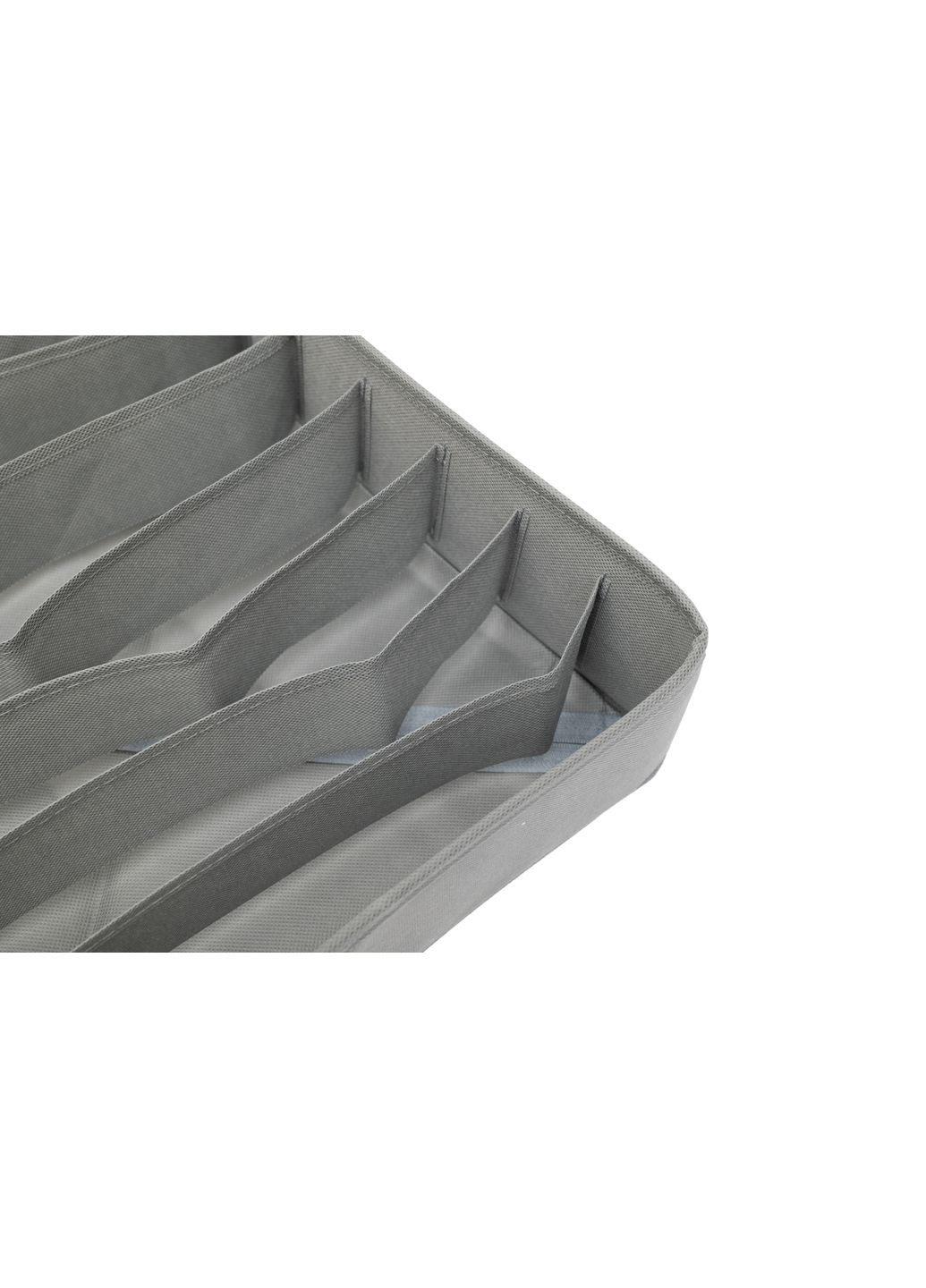 Органайзер для белья Серый на 7 отделений 32х32х10cм Kornel (315752606)