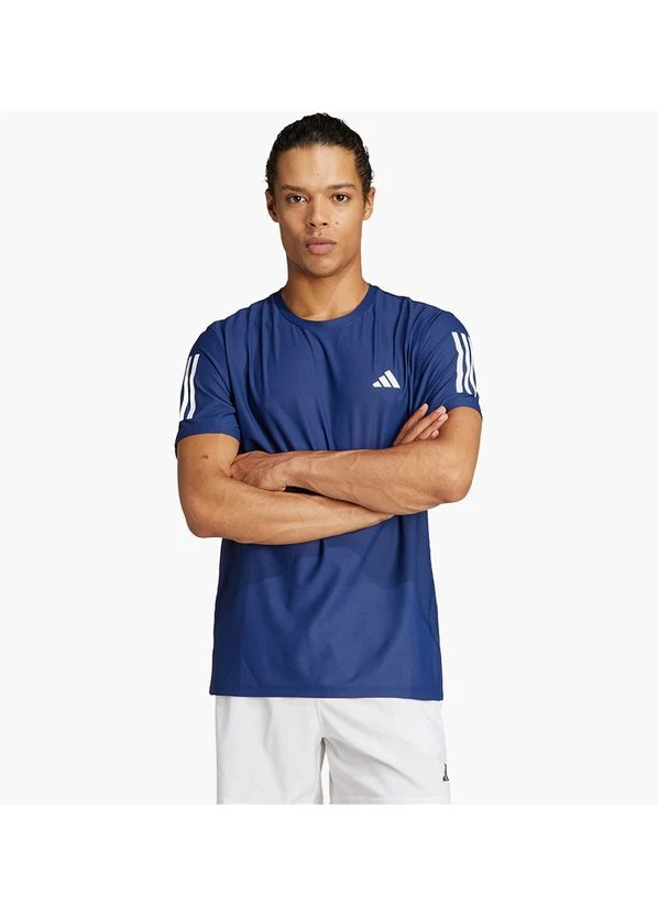 Синя футболка own the run t-shirt blue in1502 adidas