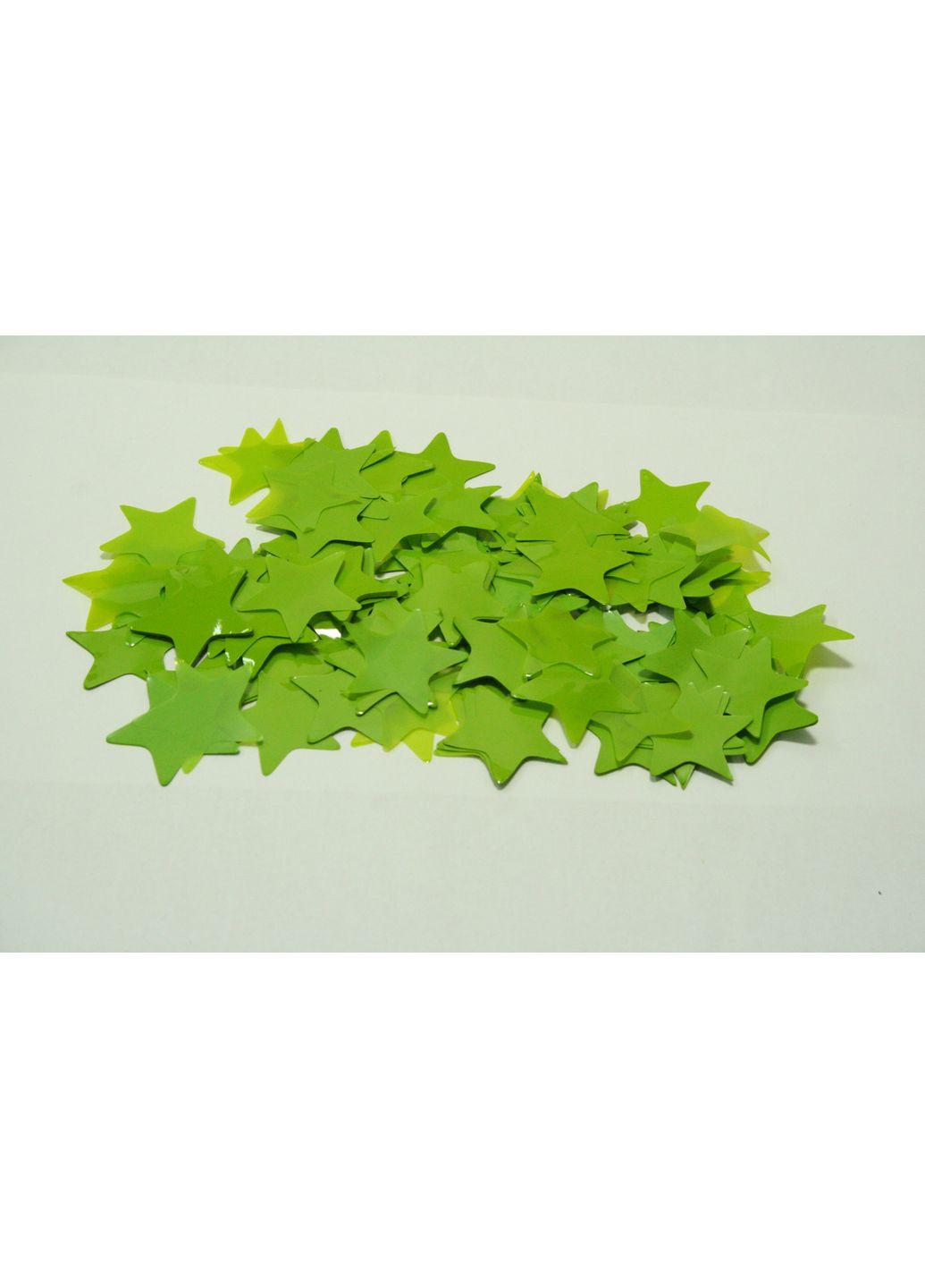 Звезды салатовые матовые No Brand (368969762)