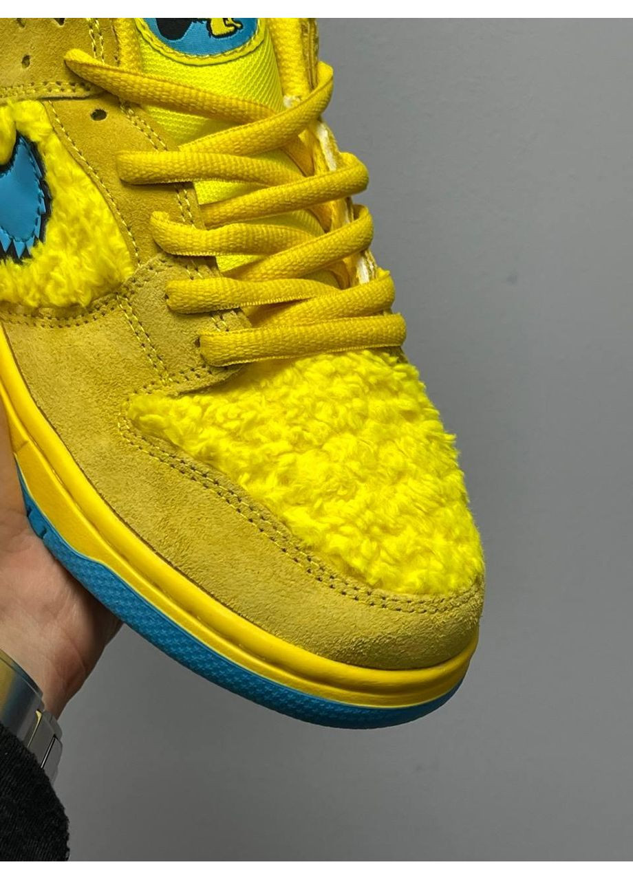 КРОССОВКИ ЖЕНСКИЕ NIKE SB DUNK X GRATEFUL DEAD BEARS НАЙК СБ ДАНК No Brand голубые демисезоны (367167155)