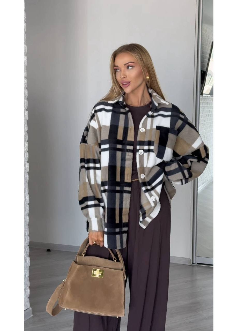 Темно-бежевая рубашка Osoblyva