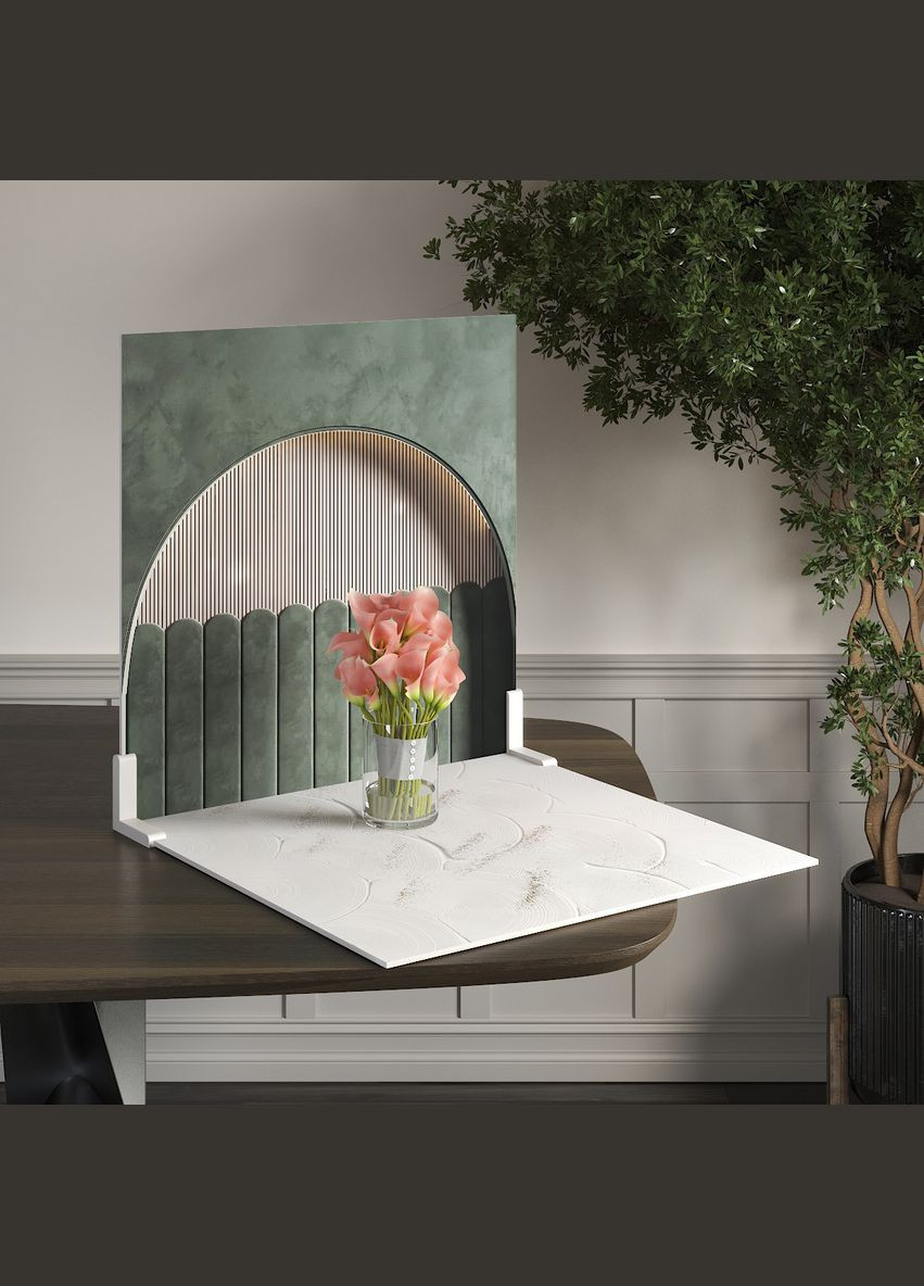 Пластиковый угловой 2D фотофон, 40x40 см - №62050 PolyPlast (354372008)