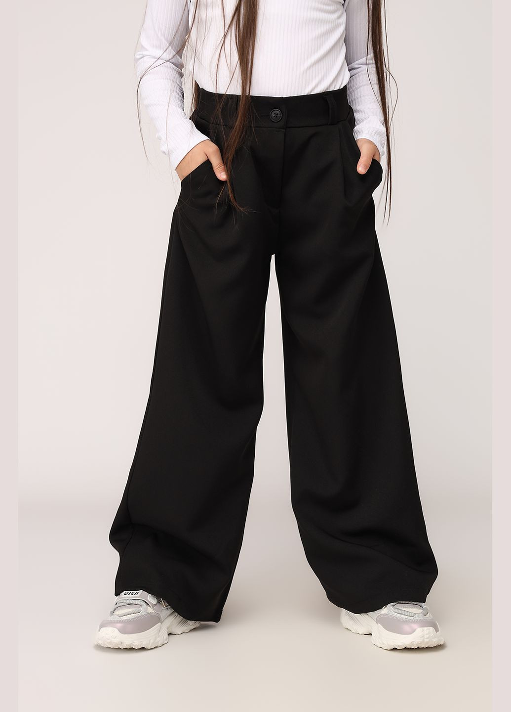 Штани для дівчинки колір чорний CB-00276968 Yuki (338375919)