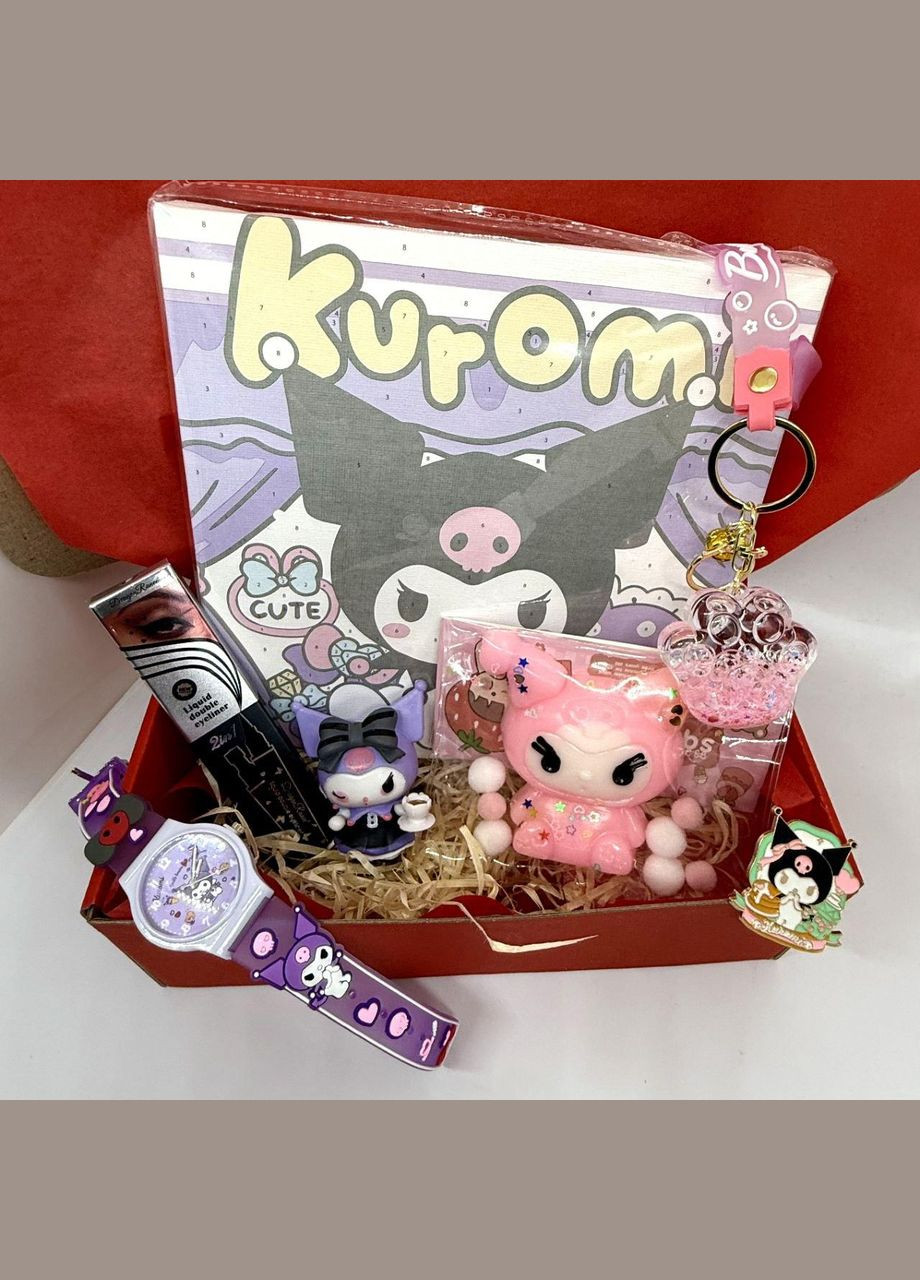 Подарунковий набір Куромі (картина, годинник, таба сквіш, значок, фігурка, брелок, підводка) No Brand (333163742)