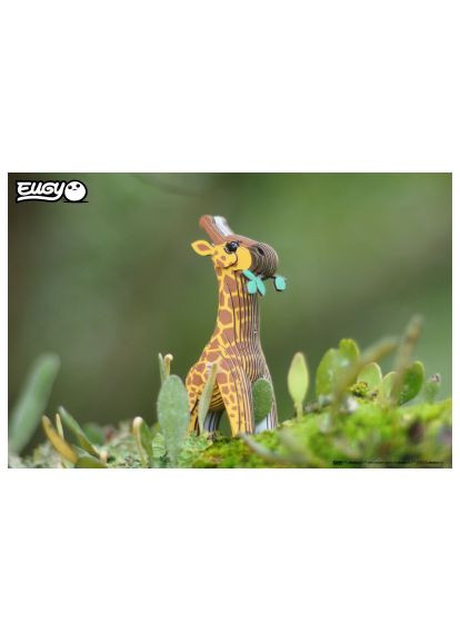 Пазл (XEG-009) Eugy 3D Зоопарк Жираф (366065974)