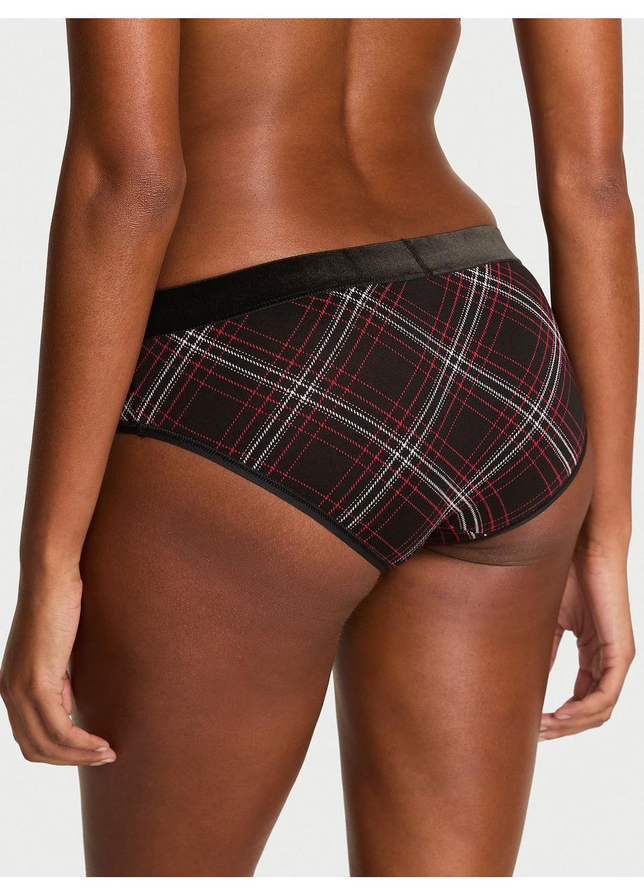 Жіночі трусики Logo Cotton Shine Patch Velvet Hiphugger Victoria's Secret (369926525)
