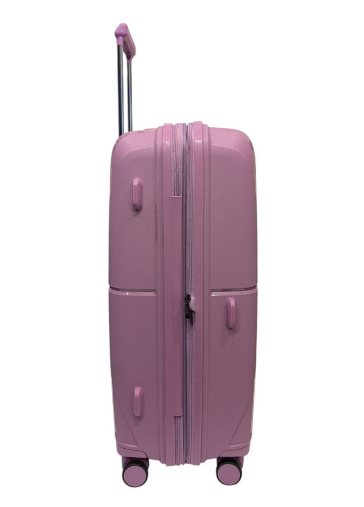 Чемодан малый под ручную кладь 245 полипропилен S Розовый AIRTEX (366737395)
