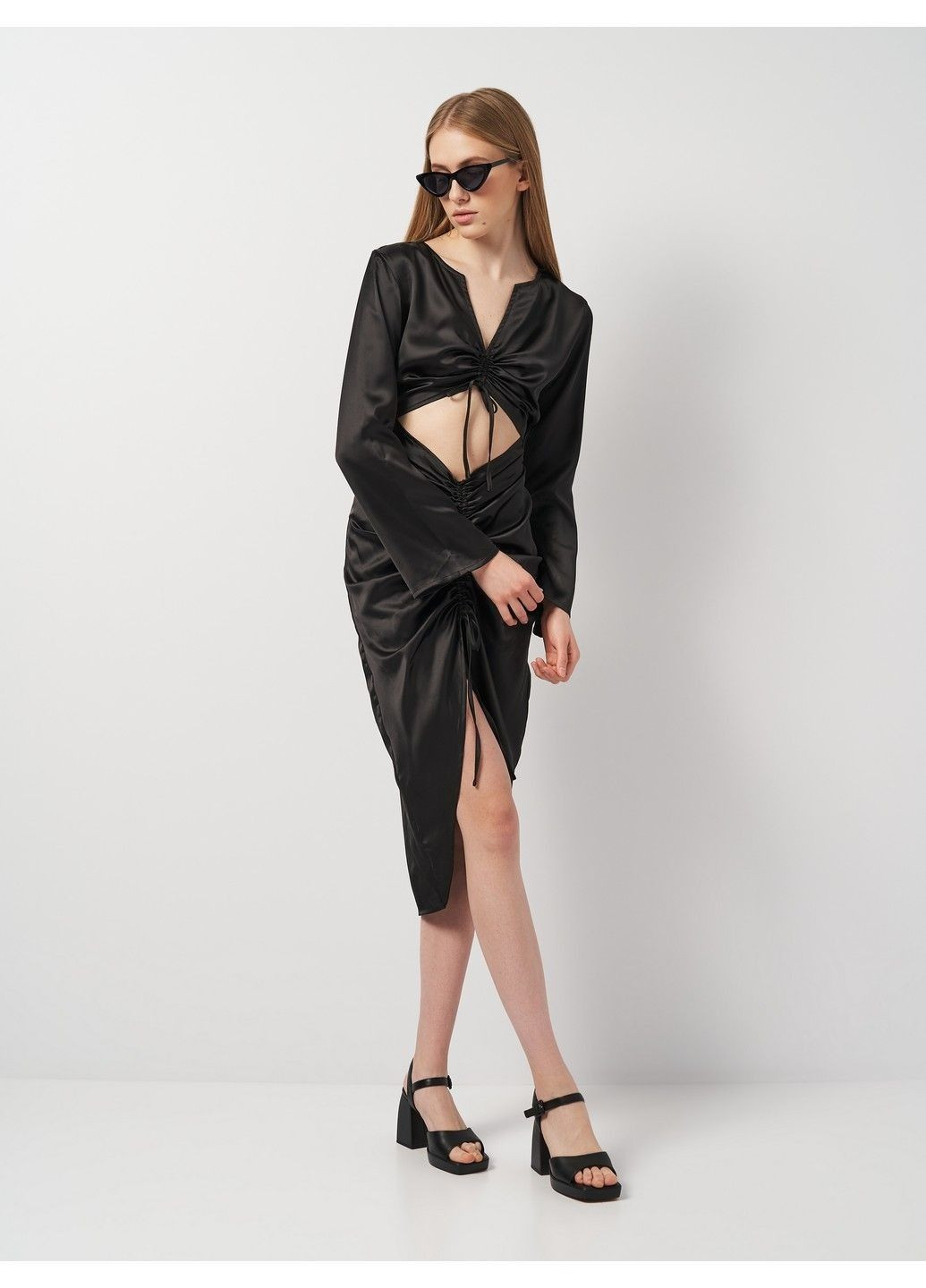 Черное кэжуал платье Missguided однотонное